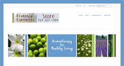 Desktop Screenshot of essentialelementsstore.com